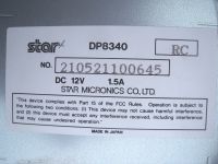 принтер для печати чеков, счетов, билетов  матричный чековый  Star  Micronics  DP-8340  RC