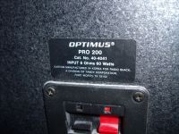 Колонки Optimus PRO 200 8 Ohms 60 Watts 2шт  Корея