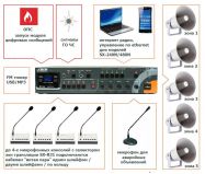 Трансляционный усилитель Комбинированная система оповещения SX-240 Roxton